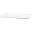 String Metall Hyllplan Låg 58x30 Vit