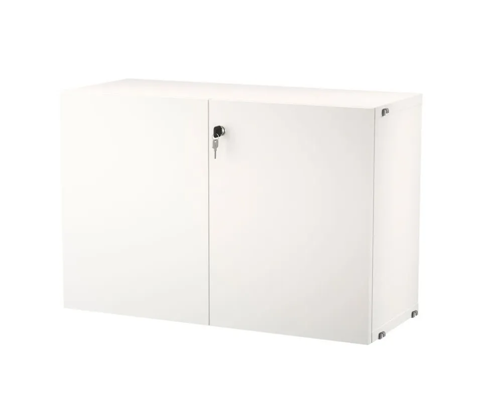 String Skåp med Lås 78x30 Vit