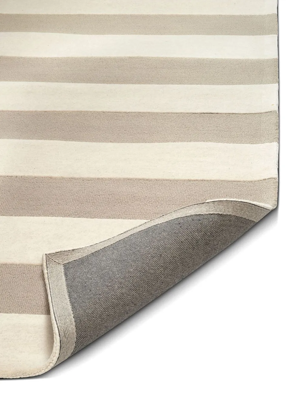 Stripe Boucle Matta 170x230 Ivory/Beige