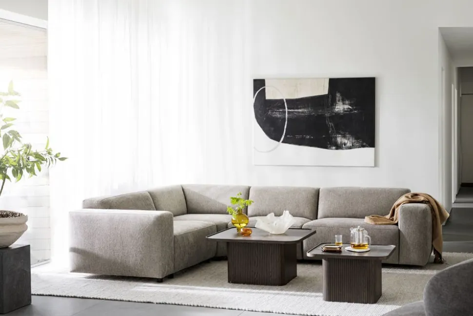 Sullivan Soffbord | 80x80 Brun Ek
