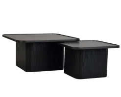 Sullivan Soffbord | 80x80 Svart Ek