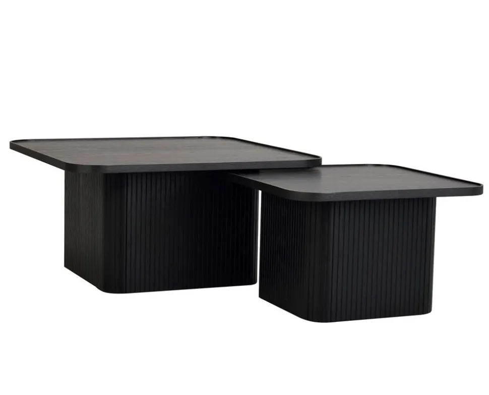 Sullivan Soffbord | 80x80 Svart Ek