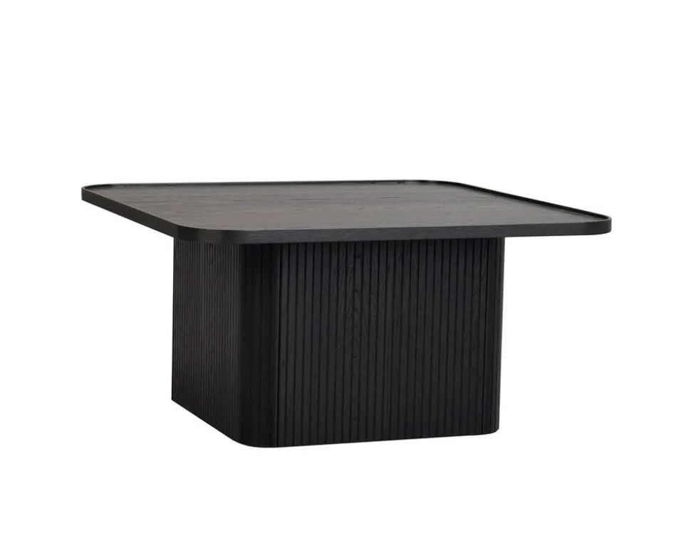 Sullivan Soffbord | 80x80 Svart Ek