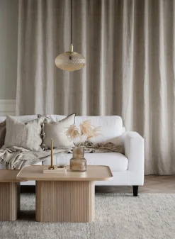 Sullivan Soffbord | 60x60 Vitpigm. Ek