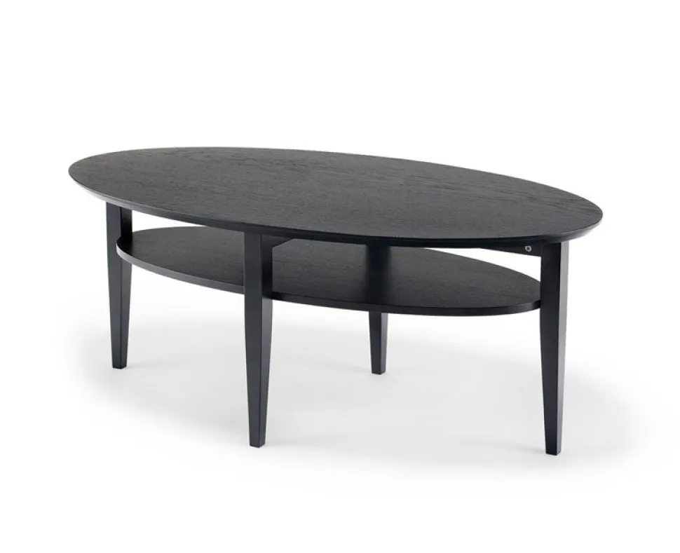 Tango Soffbord 130 | Svartbetsad ek