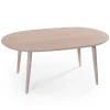 Team Soffbord 120 | Vitpigmenterad Ek