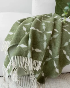 Tile Pläd | Grön