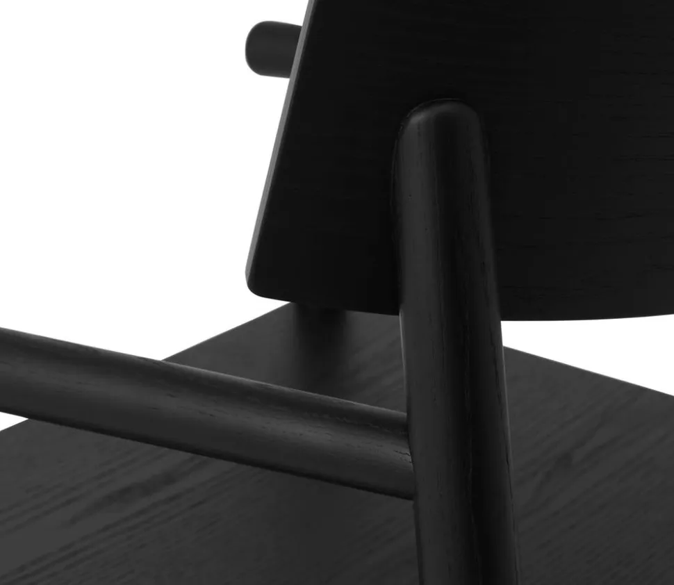 Timb Loungefåtölj | Träsits | Black