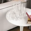 Tip Top Sideobord Vit, Transparent