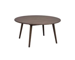Tompkins Soffbord Ø90 | Brunoljad Ek