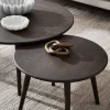 Tompkins Soffbord Ø60 | Brunoljad Ek
