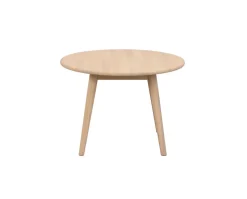 Tompkins Soffbord Ø60 | Vitpigm. Ek