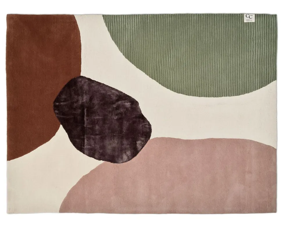 Topaz Matta 200x300 Ivory/Green
