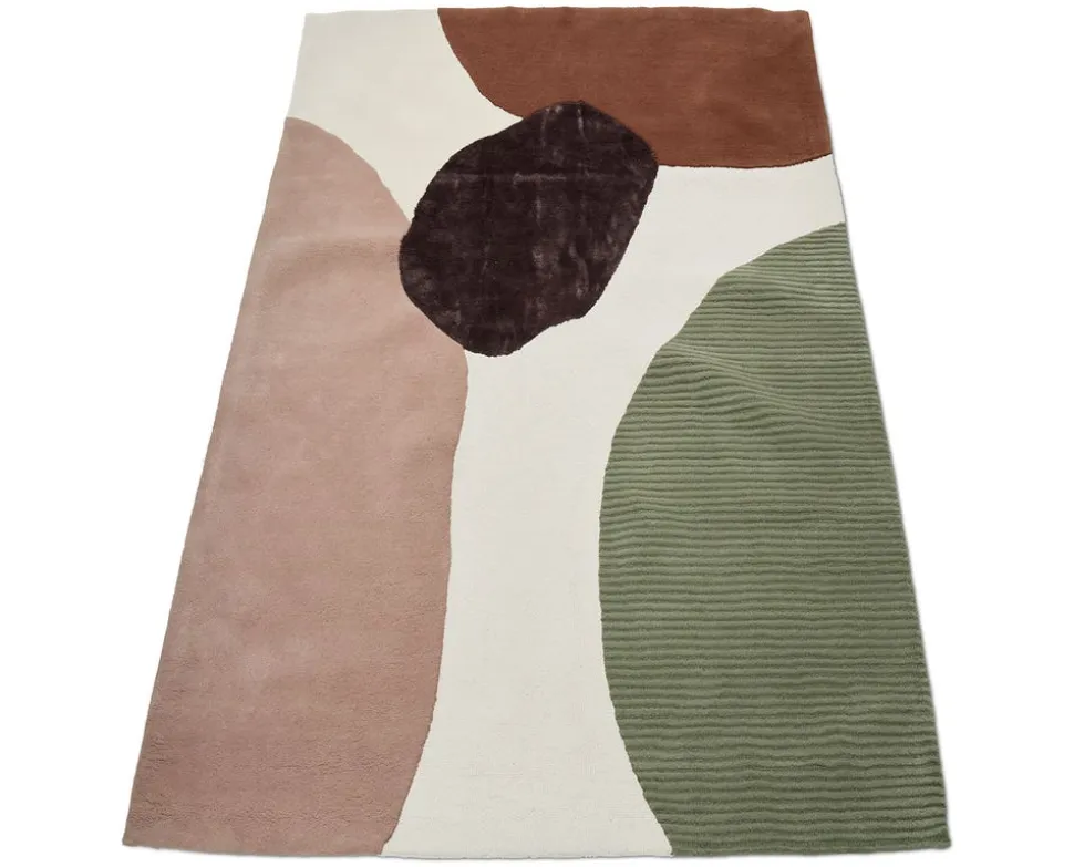 Topaz Matta 200x300 Ivory/Green
