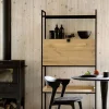Torsion Matbord Ø90 | Svart Ek