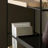 Tray Shelf Hög 2 korta svarta + 4 breda svarta