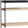 Tray sideboard Låg 1 kort ek  + 2 breda ek