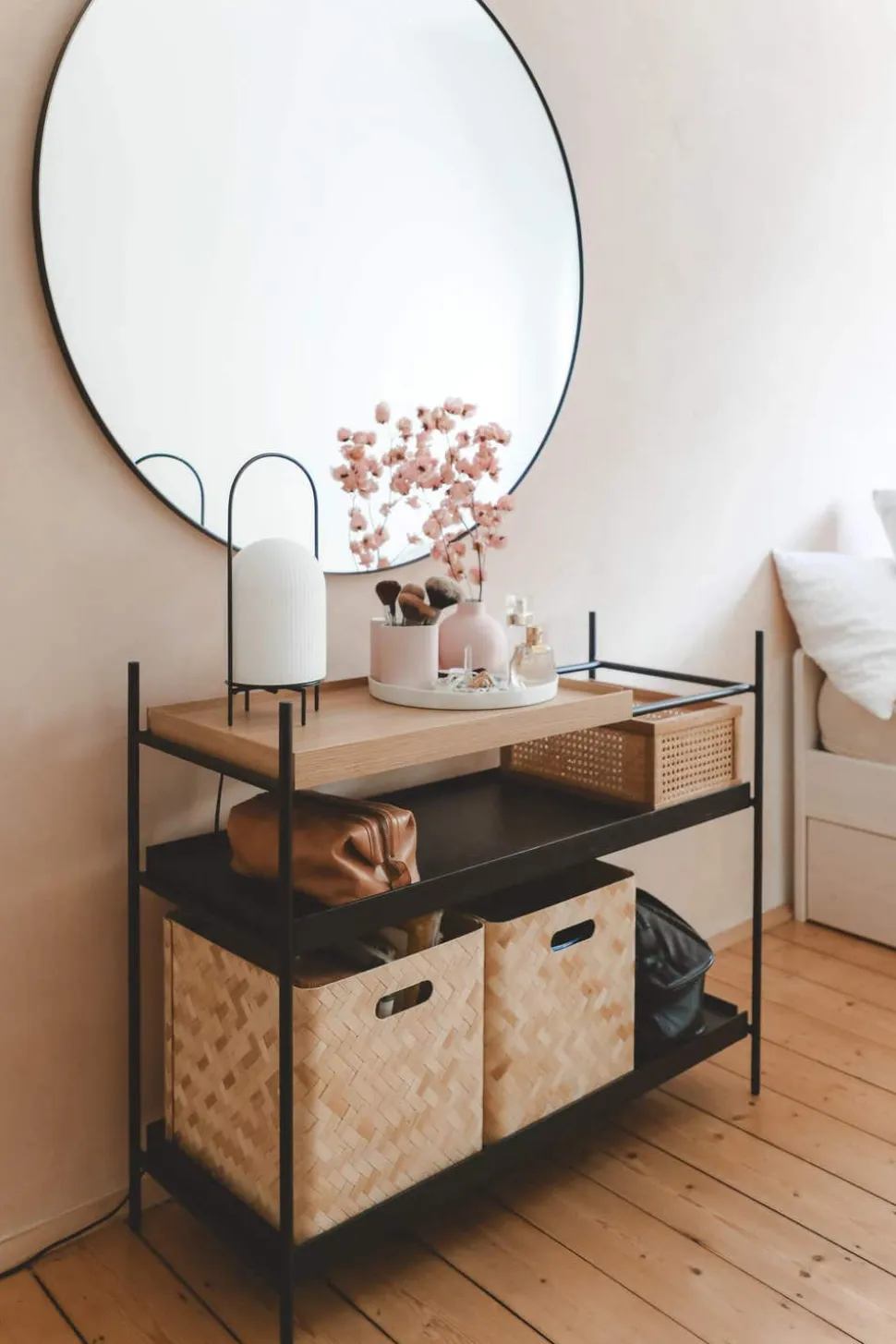 Tray sideboard Låg 1 kort ek + 2 breda ek