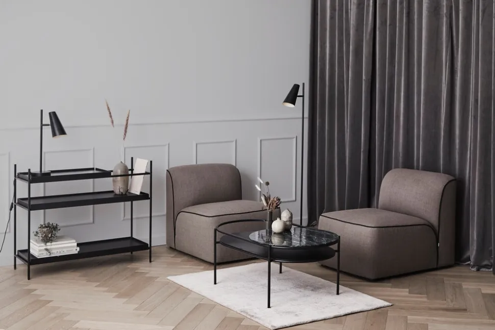 Tray sideboard Låg 1 kort ek + 2 breda ek