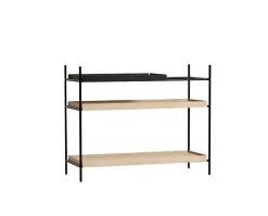 Tray sideboard Låg 1 kort svart + 2 breda ek