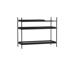 Tray sideboard Låg 1 kort svart + 2 breda svarta