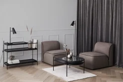 Tray sideboard Låg 1 kort svart + 2 breda svarta