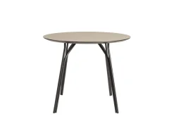 Tree Matbord Runt Ø90 | Beige / Svart