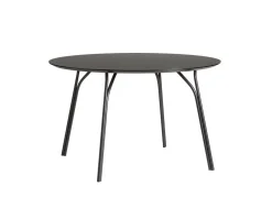Tree Matbord Runt Ø120 | Svart / Svart