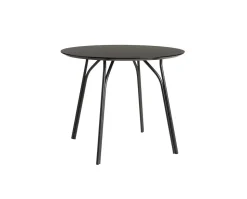 Tree Matbord Runt Ø90 | Svart / Svart