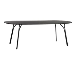 Tree Matbord 220 | Svart / Svart