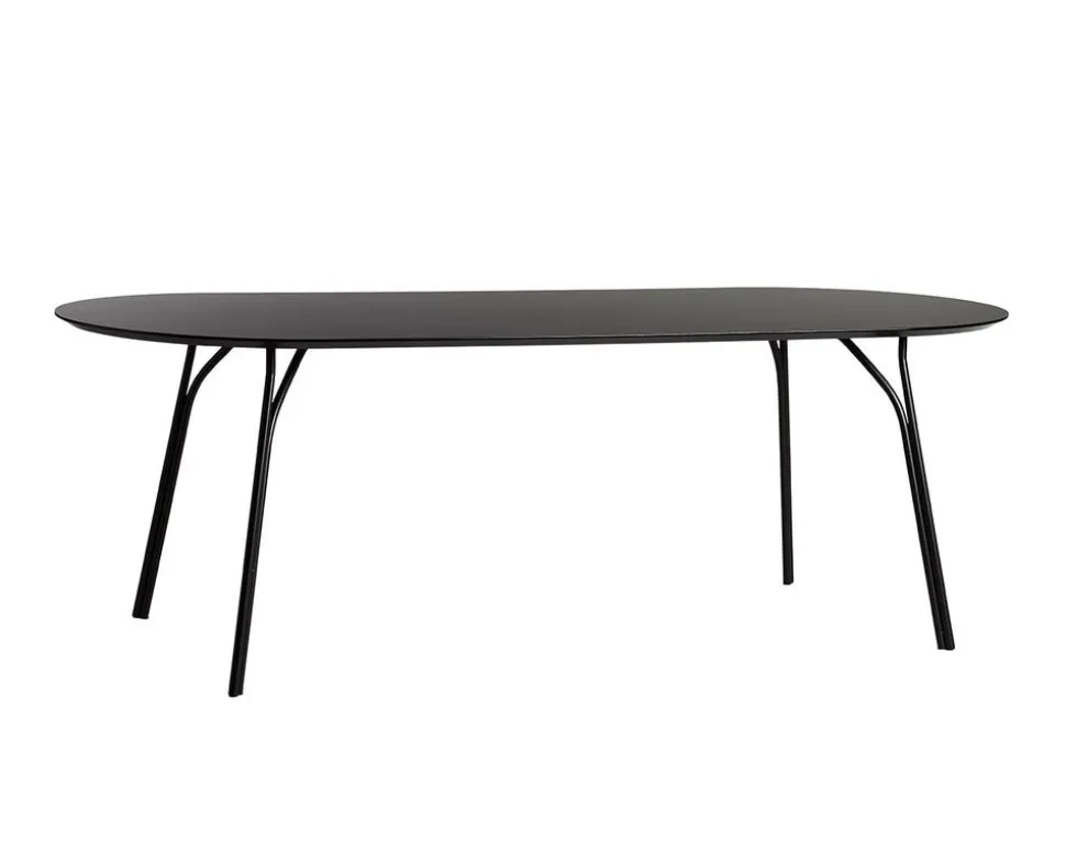 Tree Matbord 220 | Svart / Svart