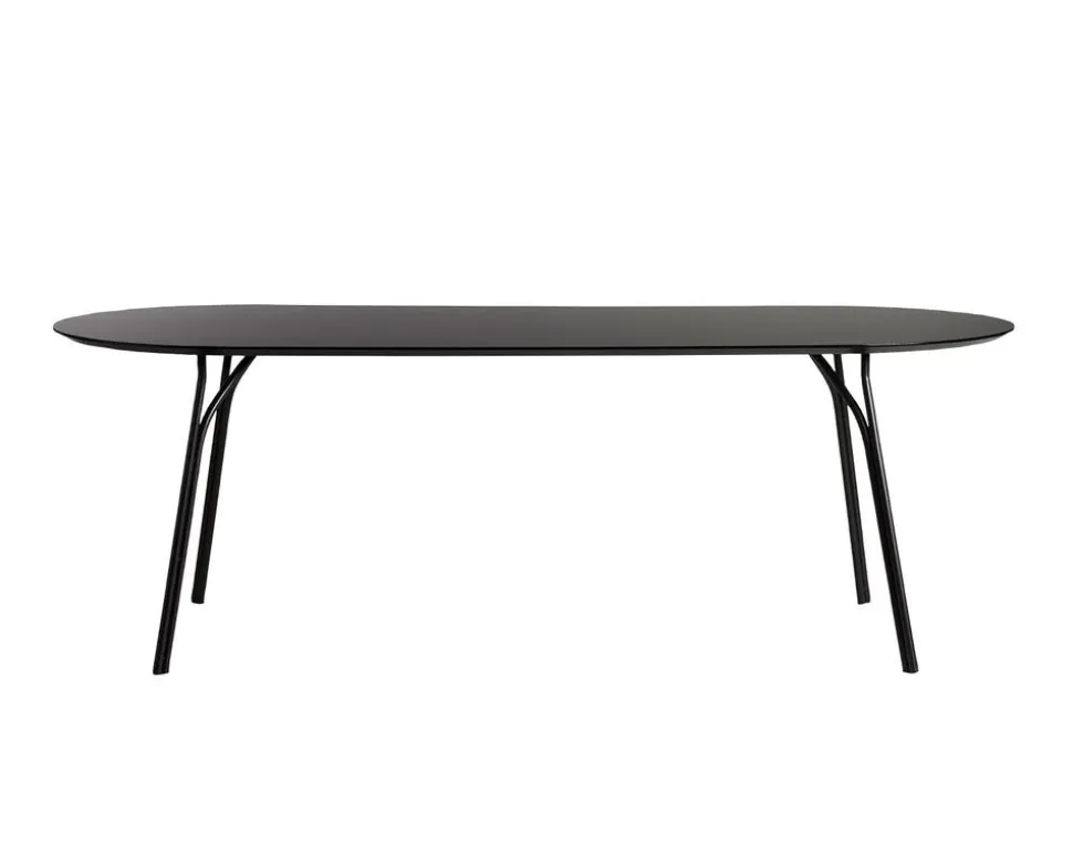 Tree Matbord 220 | Svart / Svart