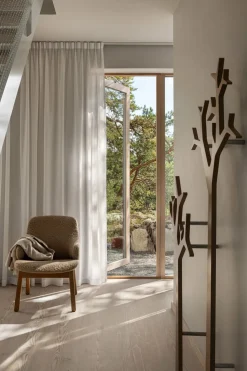 Tree rockhängare vägg låg | Svart