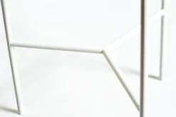 Tribeca Sidobord 47cm Oljad rustik ek | Ben satinkromade