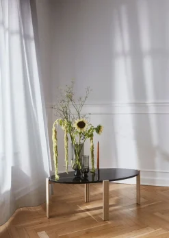 Tribus Soffbord Ovalt | Sand/Marmor