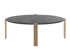 Tribus Soffbord Ovalt | Sand/Marmor