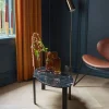 Tribus Soffbord Ovalt | Svart/Marmor