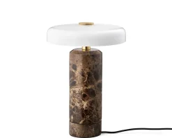 Trip Bordslampa | Dark Emperador/ Opal Glossy
