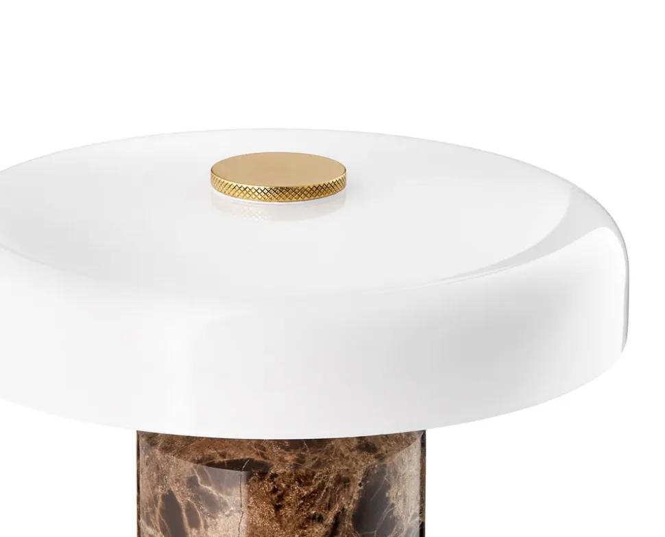 Trip Bordslampa | Dark Emperador/ Opal Glossy