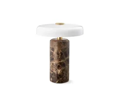 Trip Bordslampa | Dark Emperador/ Opal Glossy