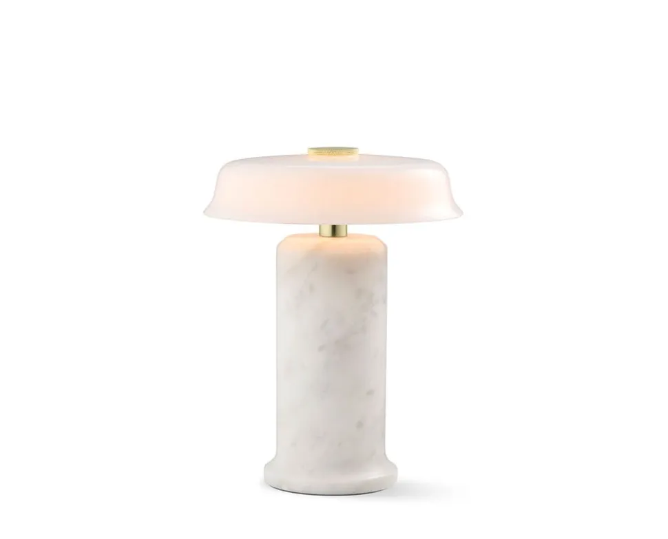 Trip No. 2 Bordslampa | Carrara/ Opal Glossy