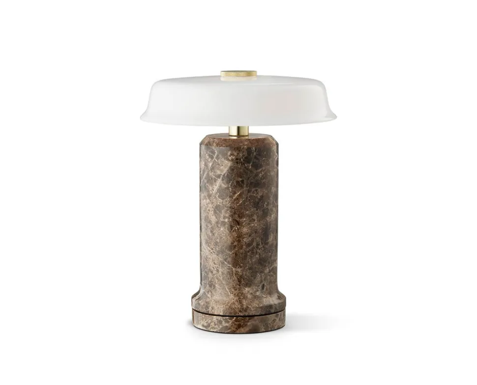 Trip No. 2 Bordslampa | Dark Emperador/ Opal Glossy