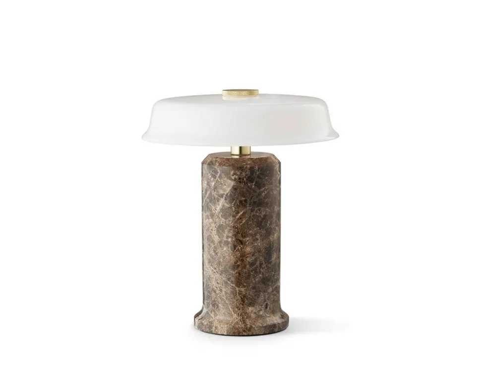 Trip No. 2 Bordslampa | Dark Emperador/ Opal Glossy
