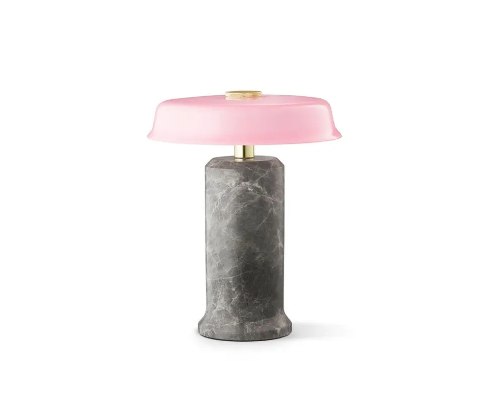 Trip No. 2 Bordslampa | Silver/ Rose