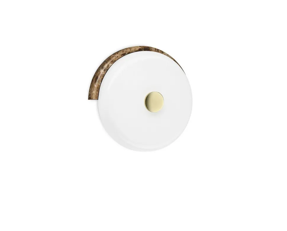 Trip Vägglampa | Dark Emperador/ Opal Glossy