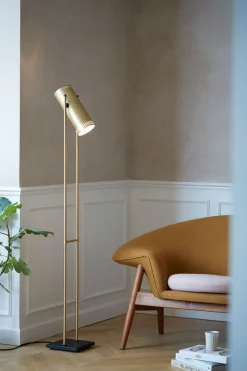 Trombone Golvlampa | Mässing