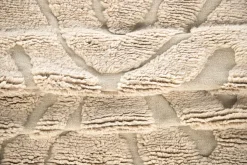 Trondheim x Josefin Lustig Matta | Beige/White Wool  | 170x240