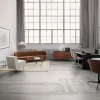 TS Console 1 hylla | Svart/Grå Marmor