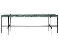 TS Console 1 hylla | Svart/Grön Marmor