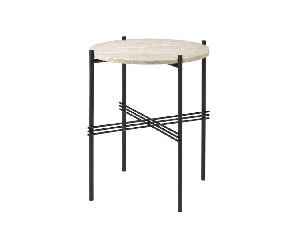 TS Sidobord Outdoor Ø40 | Travertine
